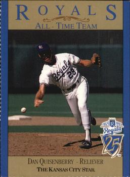 1993 Kansas City Star Royals All-Time Team #NNO Dan Quisenberry Front