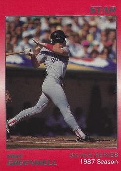 1988 Star Silver #33 Mike Greenwell Front