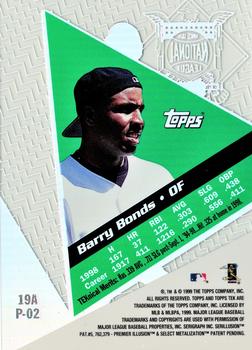 1999 Topps Tek - Pattern 02 #19A Barry Bonds Back