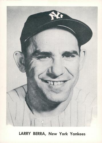 1957 Jay Publishing New York Yankees Picture Portfolio 5x7 #NNO Larry Berra Front