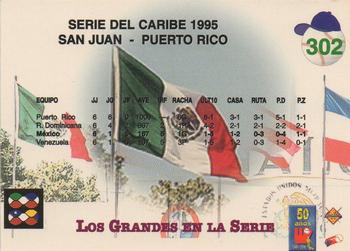 1995-96 Line Up Venezuelan Winter League #302 Naran. De Hermosillo B.B.C. Back