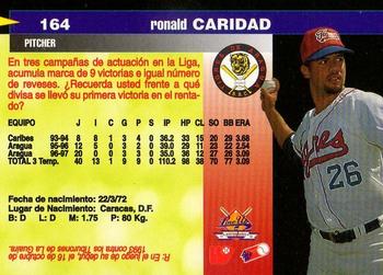 1997-98 Line Up Venezuelan Winter League #164 Ronald Caridad Back
