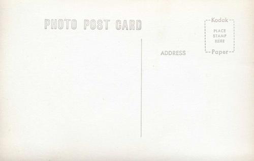 1966 James T. Elder Postcards #NNO George Alusik Back