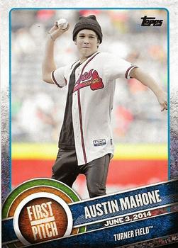 2015 Topps - First Pitch #FP-07 Austin Mahone Front
