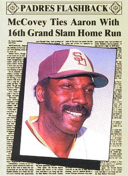 1989 San Diego Padres #4 Willie McCovey Front