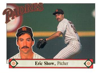 1989 San Diego Padres #7 Eric Show Front