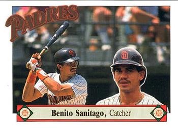 1989 San Diego Padres #11 Benito Santiago Front