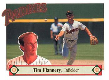 1989 San Diego Padres #15 Tim Flannery Front