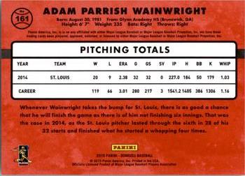 2015 Donruss #161 Adam Wainwright Back