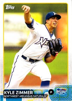 2015 Topps Pro Debut #11 Kyle Zimmer Front