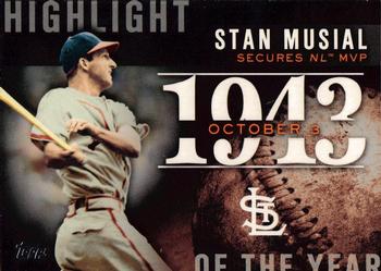 2015 Topps - Highlight of the Year #H-5 Stan Musial Front
