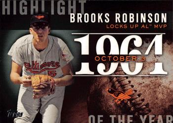2015 Topps - Highlight of the Year #H-14 Brooks Robinson Front