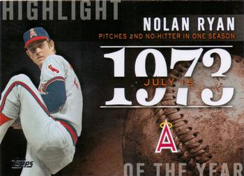 2015 Topps - Highlight of the Year #H-17 Nolan Ryan Front