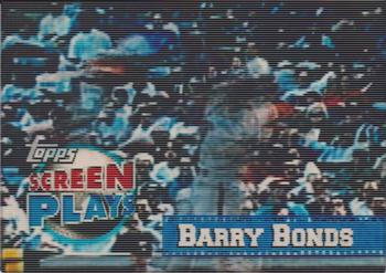 1997 Topps Screenplays #NNO Barry Bonds Front