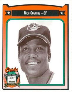 1991 Crown/Coca-Cola Baltimore Orioles #79 Rich Coggins Front