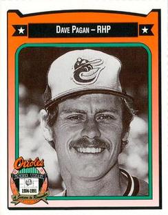 1991 Crown/Coca-Cola Baltimore Orioles #347 Dave Pagan Front