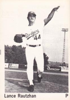 1975 TCMA Waterbury Dodgers #NNO Lance Rautzhan Front