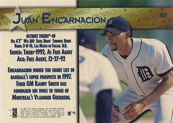 1997 Topps Stars #101 Juan Encarnacion Back