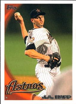 2010 Topps Update #US-121 J.A. Happ Front