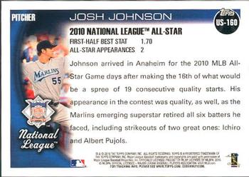 2010 Topps Update #US-160 Josh Johnson Back