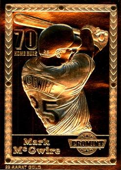 1998 ProMint #1 Mark McGwire Front