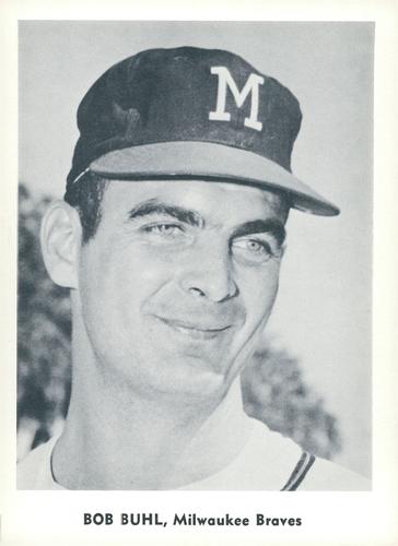 1959 Jay Publishing Milwaukee Braves Set C #NNO Bob Buhl Front