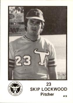 1975 Tucson Toros #9 Skip Lockwood Front