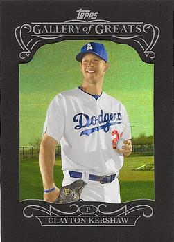 2015 Topps - Gallery of Greats #GG-1 Clayton Kershaw Front