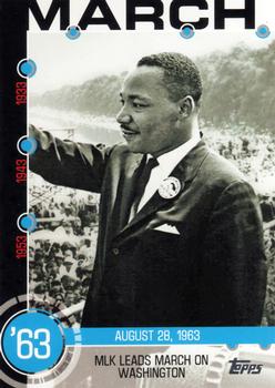 2015 Topps - Baseball History #5A MLK Leads March On Washington Front