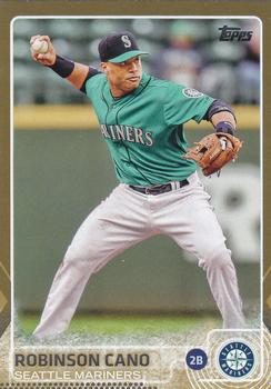 2015 Topps - Gold #450 Robinson Cano Front