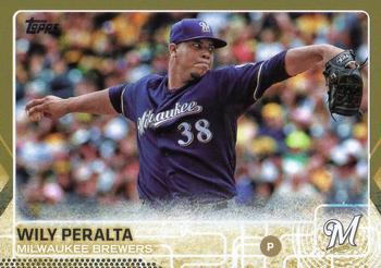 2015 Topps - Gold #672 Wily Peralta Front