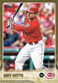 2015 Topps - Gold #15 Joey Votto Front