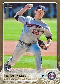 2015 Topps - Gold #55 Trevor May Front