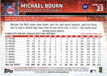 2015 Topps - Gold #23 Michael Bourn Back