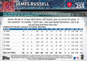 2015 Topps - Gold #255 James Russell Back
