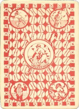 1924 WG7   Walter Mails Card Game #NNO Suds Sutherland Back