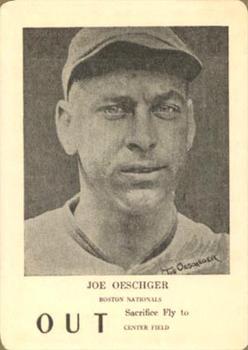 1924 WG7   Walter Mails Card Game #NNO Joe Oeschger Front