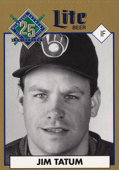1994 Miller Brewing Milwaukee Brewers #NNO Jim Tatum - 106202-15248672Fr