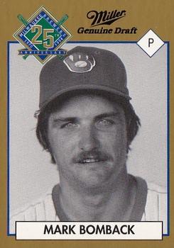 1994 Miller Brewing Milwaukee Brewers #NNO Mark Bomback Front