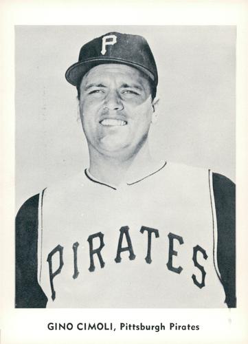 1960 Jay Publishing Pittsburgh Pirates Set A #NNO Gino Cimoli Front