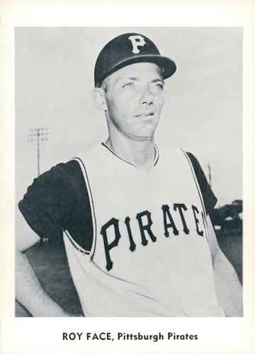 1960 Jay Publishing Pittsburgh Pirates Set A #NNO Roy Face Front