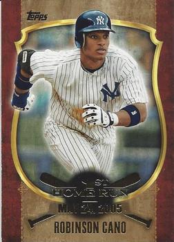 2015 Topps - First Home Run Gold (Series One) #FHR-04 Robinson Cano Front