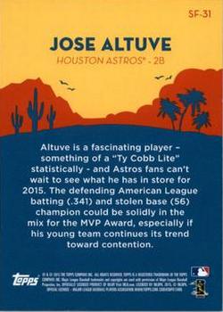 2015 Topps - Spring Fever #SF-31 Jose Altuve Back