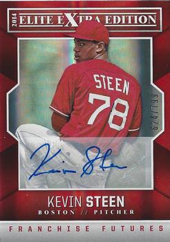 2014 Panini Elite Extra Edition - Franchise Futures Signatures #90 Kevin Steen Front