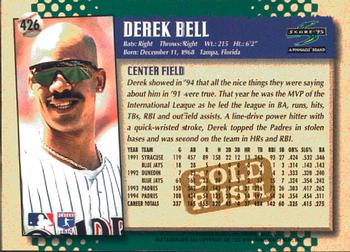 1995 Score - Gold Rush #426 Derek Bell Back