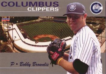 2008 Choice Columbus Clippers #6 Bobby Brownlie Front