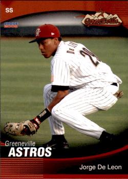 2008 Choice Greeneville Astros #9 Jorge De Leon Front