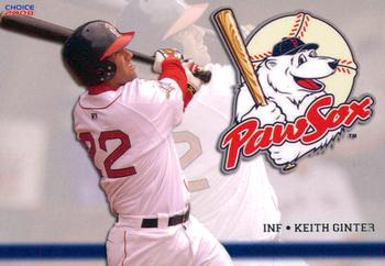 2008 Choice Pawtucket Red Sox #6 Keith Ginter Front