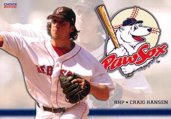 2008 Choice Pawtucket Red Sox #9 Craig Hansen Front