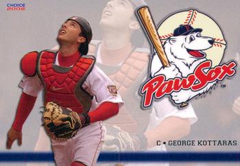 2008 Choice Pawtucket Red Sox #13 George Kottaras Front